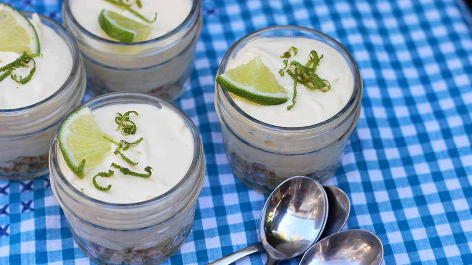 Recipe: Individual key lime cheesecakes